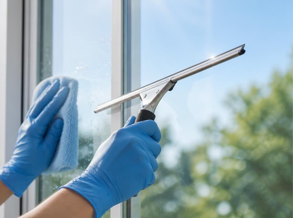 Streifenfreie Glasreinigung